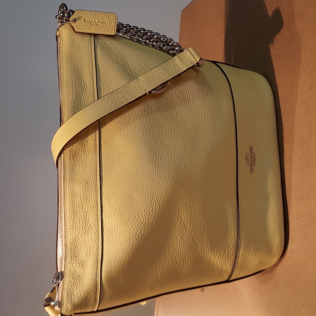 Coach Paxton Duffle Bag, Yellow, Euc